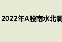 2022年A股南水北调概念股全梳理（附名单）