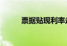 票据贴现利率走势 票据贴现利率