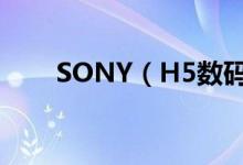 SONY（H5数码相机的价格是多少）