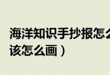 海洋知识手抄报怎么画（关于海洋的手抄报应该怎么画）