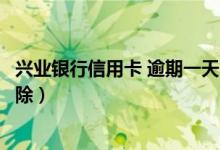 兴业银行信用卡 逾期一天（兴业银行信用卡逾期记录如何消除）