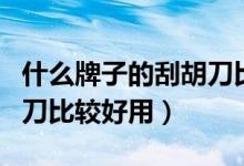 什么牌子的刮胡刀比较好用（什么牌子的刮胡刀比较好用）
