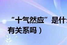 “十气然应”是什么意思（它和“十动然拒”有关系吗）