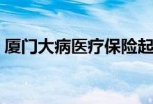 厦门大病医疗保险起付标准是多少 有上限吗 