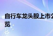 自行车龙头股上市公司有哪些自行车概念股一览