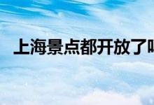上海景点都开放了吗（上海景点都有哪些）