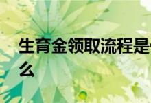 生育金领取流程是什么 生育金领取条件是什么 