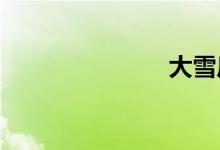  大雪后吃什么 