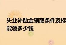 失业补助金领取条件及标准2022是哪些 失业保险金一个月能领多少钱 