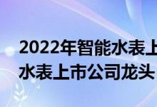 2022年智能水表上市公司概念有哪些（智能水表上市公司龙头）