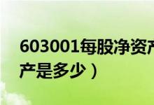 603001每股净资产（奥康国际603001净资产是多少）