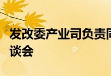 发改委产业司负责同志参加新能源汽车发展座谈会