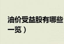 油价受益股有哪些（油价概念股2022年名单一览）