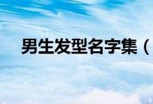 男生发型名字集（男生发型名字有哪些）