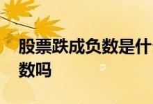 股票跌成负数是什么意思 股票价钱会跌到负数吗