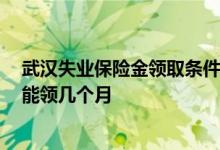 武汉失业保险金领取条件及标准2022 武汉失业保险金最多能领几个月 