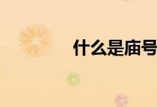 什么是庙号（什么是庙号）