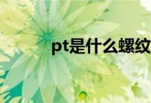 pt是什么螺纹（PT是什么国家）