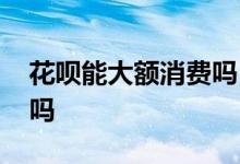 花呗能大额消费吗 花呗经常大额消费有影响吗