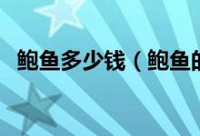 鲍鱼多少钱（鲍鱼的批发市场报价怎么样）