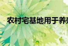  农村宅基地用于养殖 政府如何补偿拆迁？ 