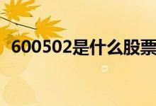 600502是什么股票（600252是什么股票）