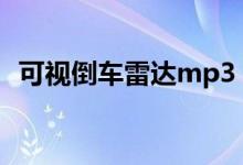 可视倒车雷达mp3（可视倒车雷达多少钱）