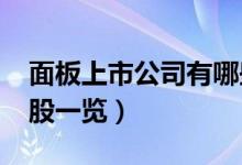 面板上市公司有哪些（2022年面板概念龙头股一览）
