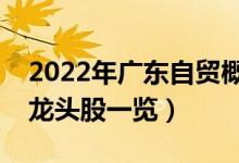 2022年广东自贸概念股票有那些（广东自贸龙头股一览）