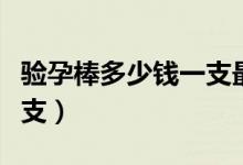 验孕棒多少钱一支最便宜的（验孕棒多少钱一支）