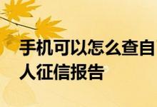 手机可以怎么查自己的征信 手机怎么查询个人征信报告