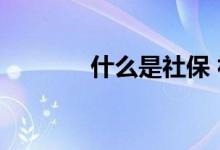 什么是社保 社保去哪里办理 