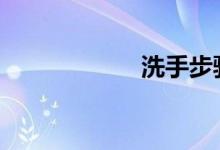  洗手步骤 洗手步骤 