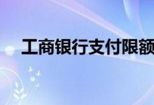 工商银行支付限额（工商银行支行查询）