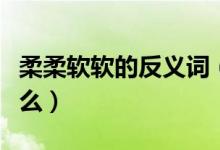柔柔软软的反义词（甜美、柔软的反义词是什么）