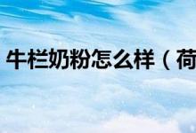 牛栏奶粉怎么样（荷兰牛栏奶粉有什么优点）