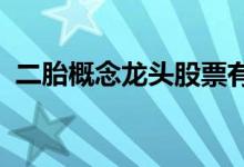 二胎概念龙头股票有哪些（（2022年版））