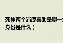 死神两个浦原喜助是哪一集（死神里浦原喜助与夜一的真实身份是什么）