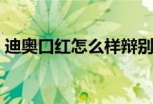 迪奥口红怎么样辩别真假（迪奥口红怎么样）