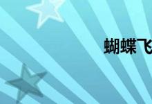 蝴蝶飞呀（歌词）
