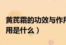 黄芪霜的功效与作用禁忌（黄芪霜的功效与作用是什么）