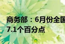 商务部：6月份全国餐饮收入降幅比5月收窄17.1个百分点