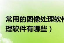 常用的图像处理软件有哪一些（常用的图像处理软件有哪些）