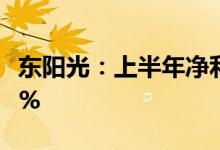 东阳光：上半年净利润6.24亿元同比增长646%