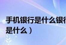 手机银行是什么银行卡都可以用吗（手机银行是什么）