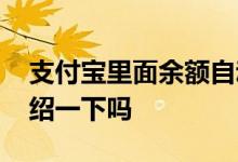 支付宝里面余额自动转入在哪里设置 可以介绍一下吗