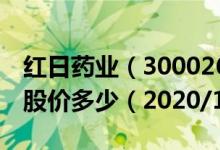 红日药业（300026）今日股价红日药业今天股价多少（2020/12/22）