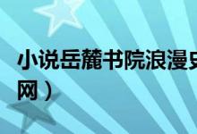 小说岳麓书院浪漫史免费阅读（签约岳麓小说网）