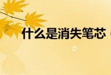 什么是消失笔芯（什么是消失模涂料）