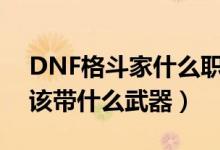 DNF格斗家什么职业带拳套啊（还有气功师该带什么武器）